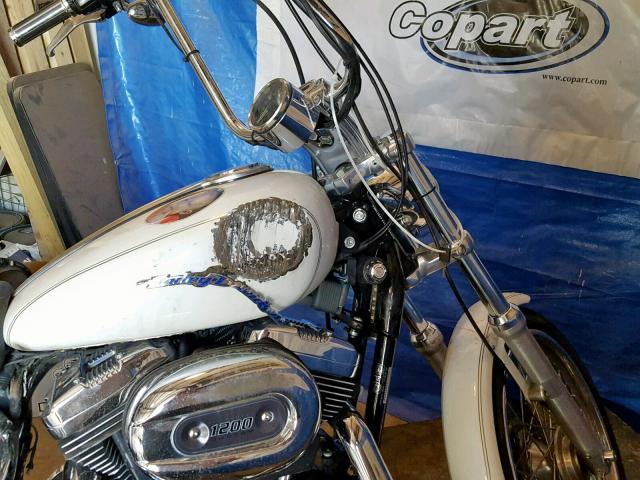 1HD1CGP185K413569 - 2005 HARLEY-DAVIDSON XL1200 C WHITE photo 9