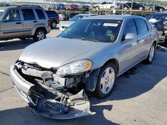 2G1WD58C179410017 - 2007 CHEVROLET IMPALA SUP ვერცხლისფერი ფოტო 2