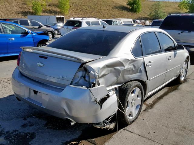 2G1WD58C179410017 - 2007 CHEVROLET IMPALA SUP ვერცხლისფერი ფოტო 4