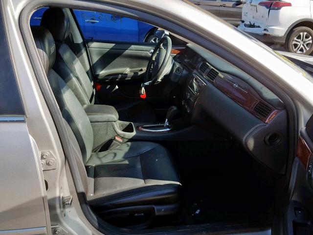 2G1WD58C179410017 - 2007 CHEVROLET IMPALA SUP ვერცხლისფერი ფოტო 5