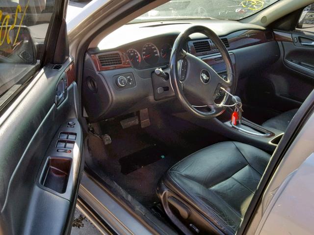 2G1WD58C179410017 - 2007 CHEVROLET IMPALA SUP ვერცხლისფერი ფოტო 9