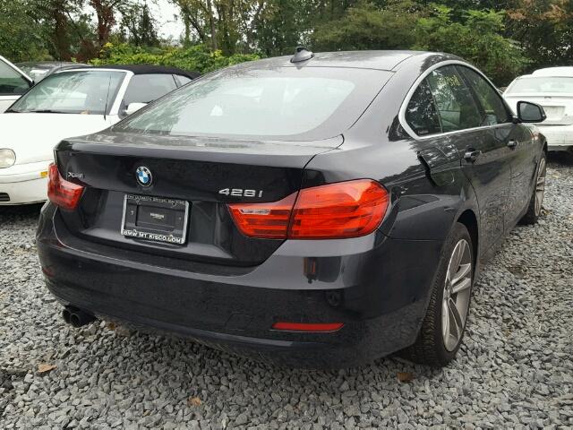 WBA4C9C58GG139859 - 2016 BMW 428 XI BLACK photo 4