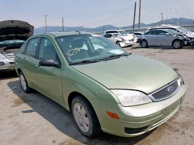 1FAHP34N87W159965 - 2007 FORD FOCUS ZX4 GREEN photo 1