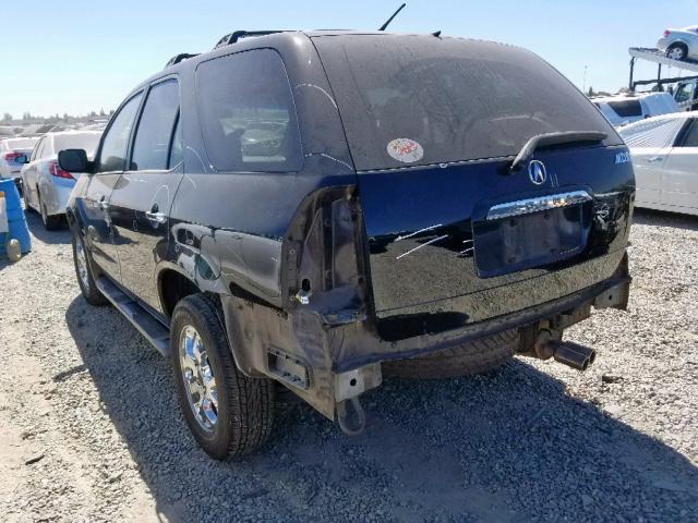 2HNYD18872H528439 - 2002 ACURA MDX TOURIN BLACK photo 3