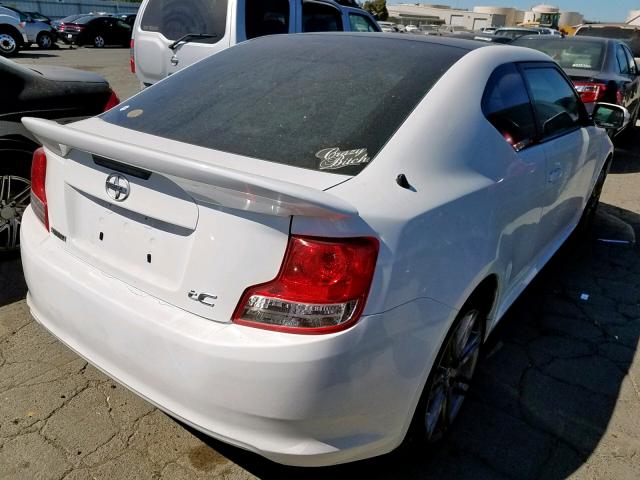 JTKJF5C79C3026410 - 2012 TOYOTA SCION TC თეთრი ფოტო 4