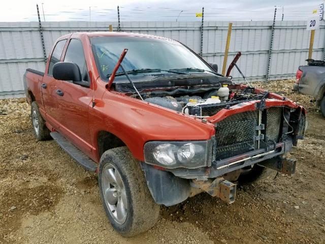 1D7HU18D35J594059 - 2005 DODGE RAM 1500 S ORANGE photo 1