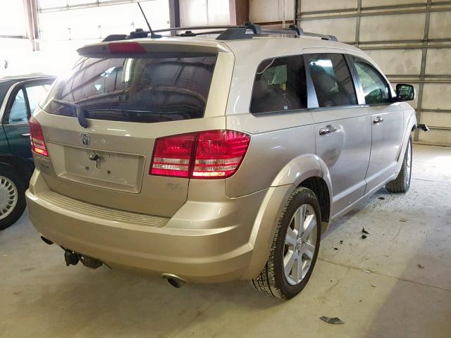 3D4GG67V09T197947 - 2009 DODGE JOURNEY R/ TAN photo 4