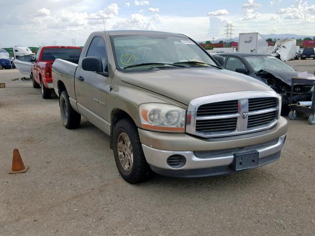 1D7HA16NX6J227164 - 2006 DODGE RAM 1500 S GOLD photo 1