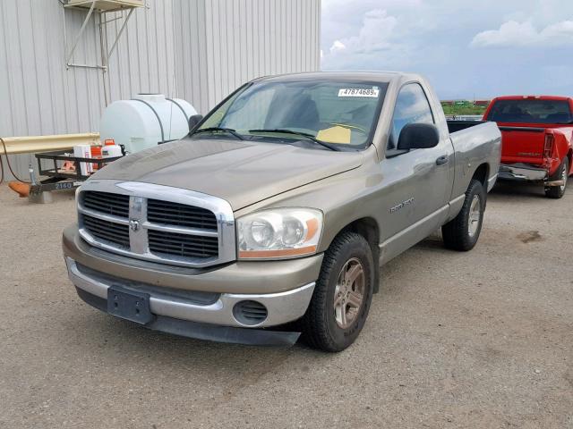 1D7HA16NX6J227164 - 2006 DODGE RAM 1500 S GOLD photo 2