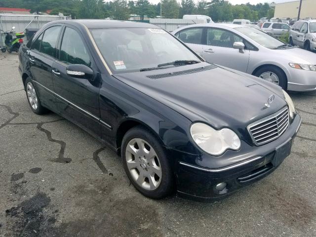 WDBRF87H76F773598 - 2006 MERCEDES-BENZ C 350 4MAT BLACK photo 1