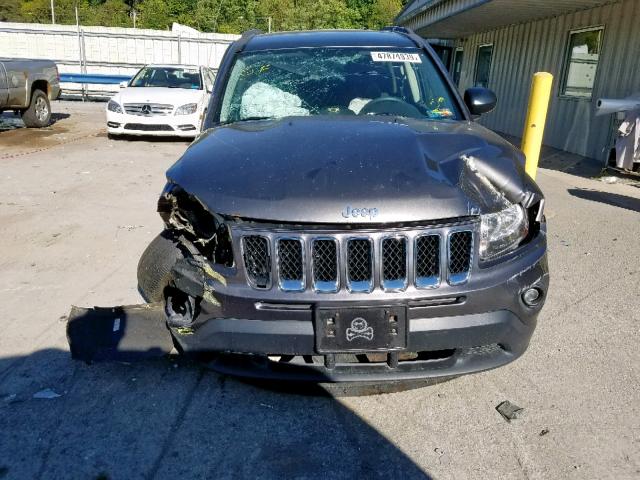 1C4NJDBB1ED815834 - 2014 JEEP COMPASS SP GRAY photo 7