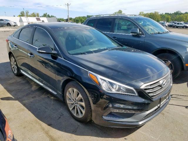 5NPE34AF7FH042314 - 2015 HYUNDAI SONATA SPO BLACK photo 1