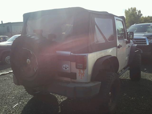 1J4FA24189L775089 - 2009 JEEP WRANGLER X SILVER photo 4