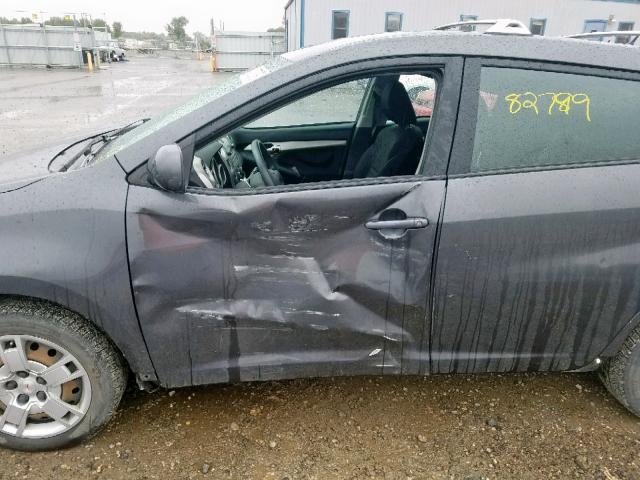 5Y2SM67089Z401181 - 2009 PONTIAC VIBE SILVER photo 9