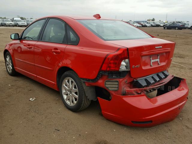 YV1MS382282379144 - 2008 VOLVO S40 2.4I RED photo 3