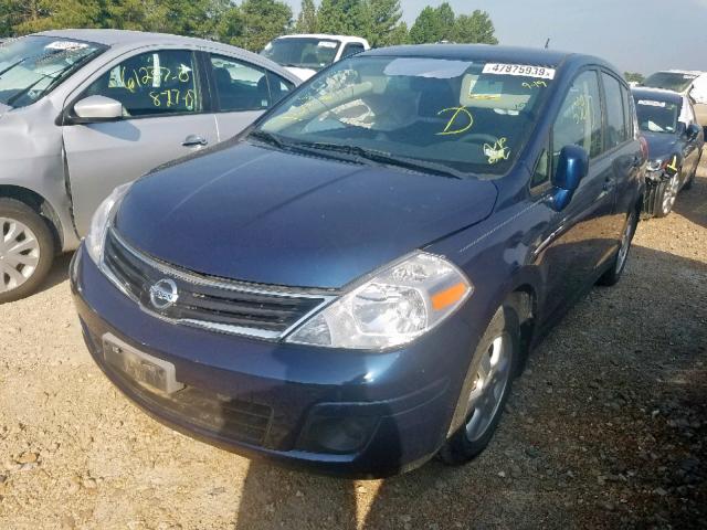 3N1BC1CP3CK805828 - 2012 NISSAN VERSA S BLUE photo 2