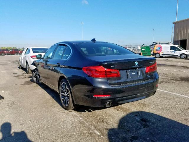 WBAJA7C5XKG909694 - 2019 BMW 530 XI BLACK photo 3