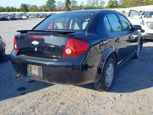 1G1AL58F467670290 - 2006 CHEVROLET COBALT LT BLACK photo 4