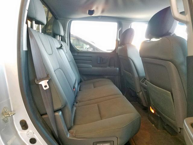 2HJYK16238H506694 - 2008 HONDA RIDGELINE SILVER photo 6