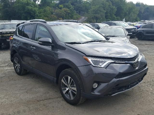 2T3WFREV3JW439689 - 2018 TOYOTA RAV4 ADVEN GRAY photo 1