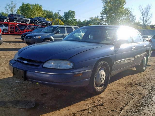 2G1WL52M2S1104231 - 1995 CHEVROLET LUMINA BLUE photo 2