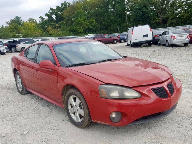 2G2WP552381111823 - 2008 PONTIAC GRAND PRIX RED photo 1