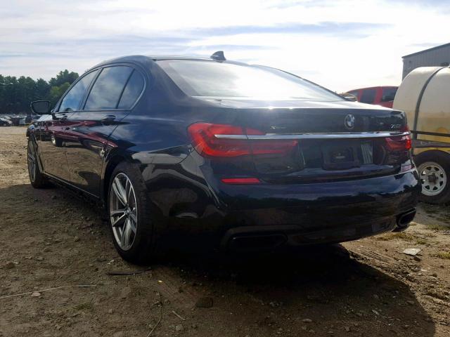 WBA7F2C52JG424897 - 2018 BMW 750 XI BLACK photo 3
