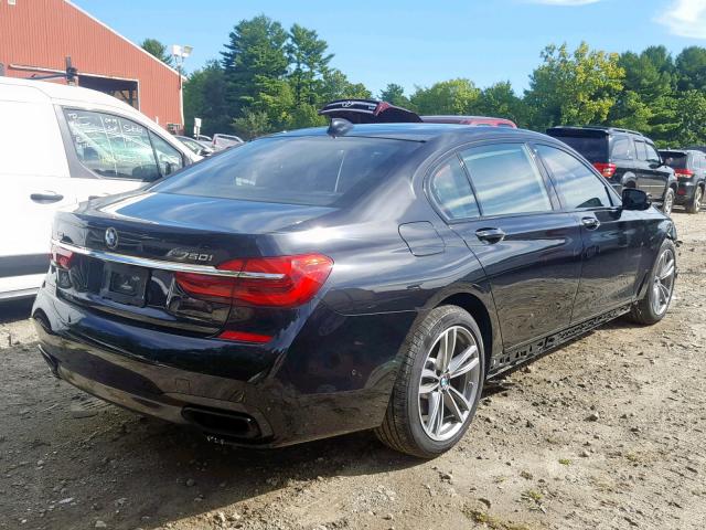 WBA7F2C52JG424897 - 2018 BMW 750 XI BLACK photo 4