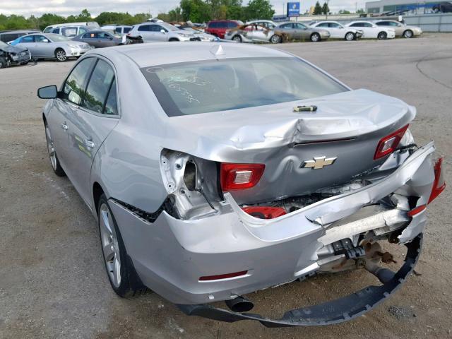 1G11J5SX4DF270000 - 2013 CHEVROLET MALIBU LTZ ვერცხლისფერი ფოტო 3