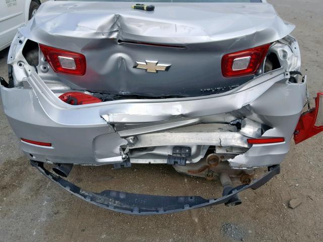 1G11J5SX4DF270000 - 2013 CHEVROLET MALIBU LTZ ვერცხლისფერი ფოტო 9
