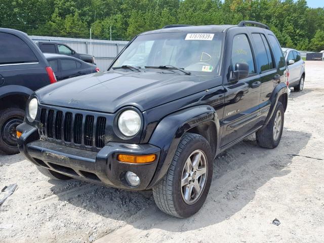 1J4GK58K03W529763 - 2003 JEEP LIBERTY LI BLACK photo 2