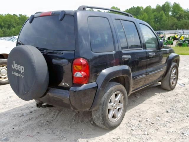 1J4GK58K03W529763 - 2003 JEEP LIBERTY LI BLACK photo 4