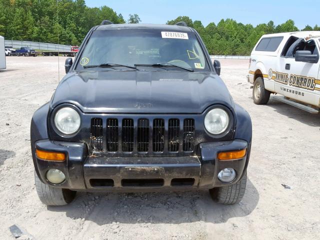 1J4GK58K03W529763 - 2003 JEEP LIBERTY LI BLACK photo 9