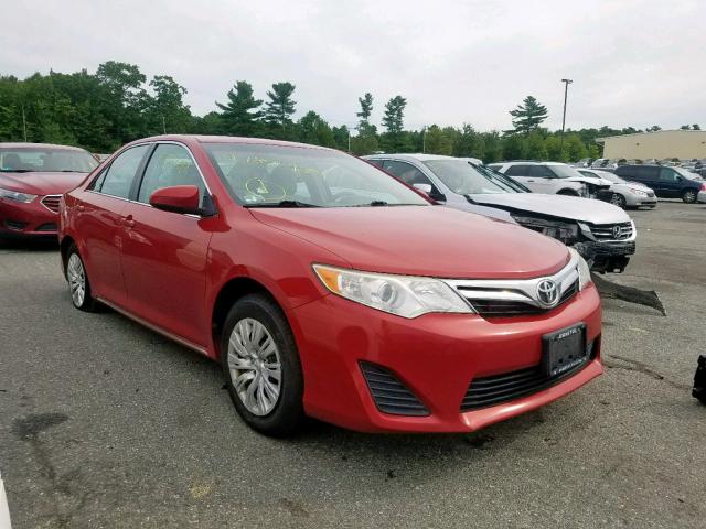 4T1BF1FK8CU548875 - 2012 TOYOTA CAMRY BASE RED photo 1