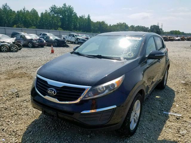 KNDPB3A24D7473987 - 2013 KIA SPORTAGE B BLACK photo 2