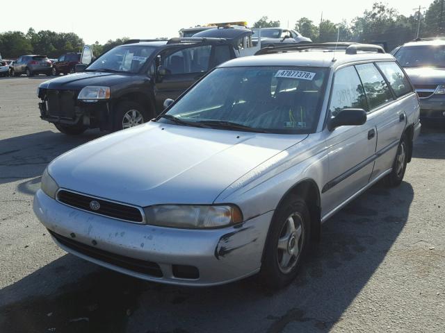 4S3BK4357V7302238 - 1997 SUBARU LEGACY L SILVER photo 2