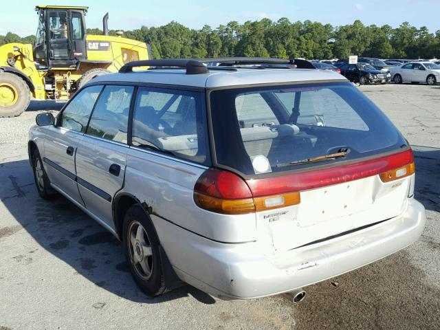 4S3BK4357V7302238 - 1997 SUBARU LEGACY L SILVER photo 3