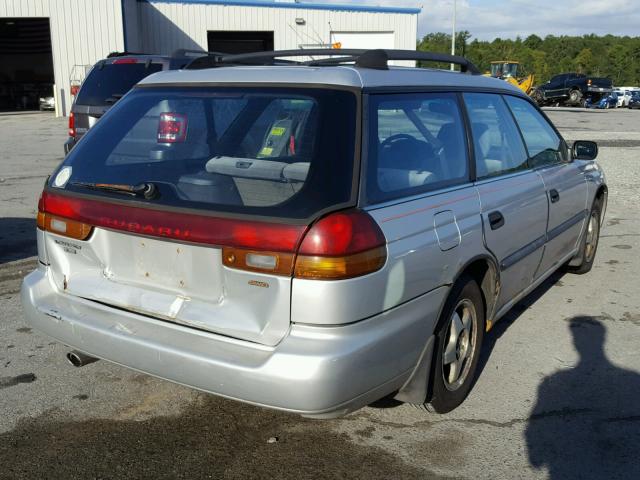 4S3BK4357V7302238 - 1997 SUBARU LEGACY L SILVER photo 4