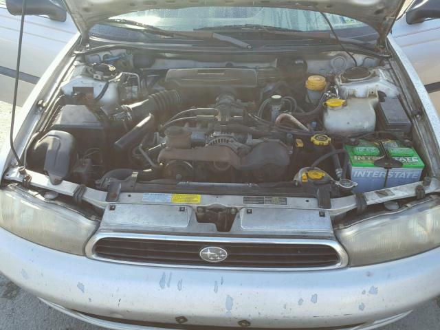 4S3BK4357V7302238 - 1997 SUBARU LEGACY L SILVER photo 7