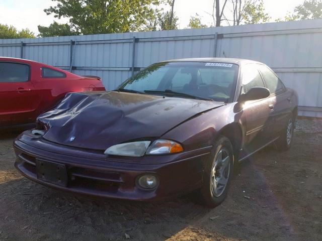 1B3HD46T4TF153967 - 1996 DODGE INTREPID MAROON photo 2