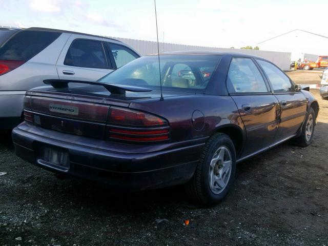 1B3HD46T4TF153967 - 1996 DODGE INTREPID MAROON photo 4