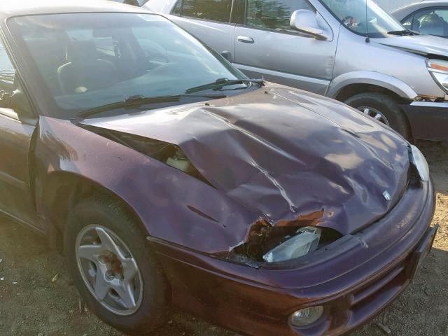 1B3HD46T4TF153967 - 1996 DODGE INTREPID MAROON photo 9