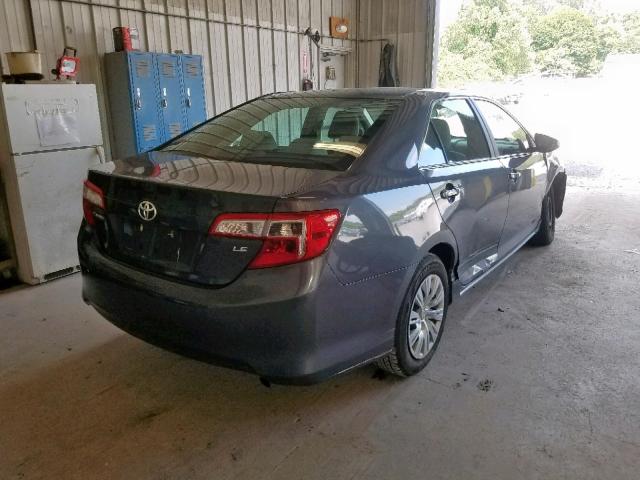 4T1BF1FK4CU004597 - 2012 TOYOTA CAMRY BASE GRAY photo 4