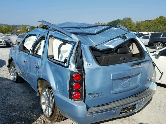 1GKS1EEF4BR290312 - 2011 GMC YUKON DENA BLUE photo 3