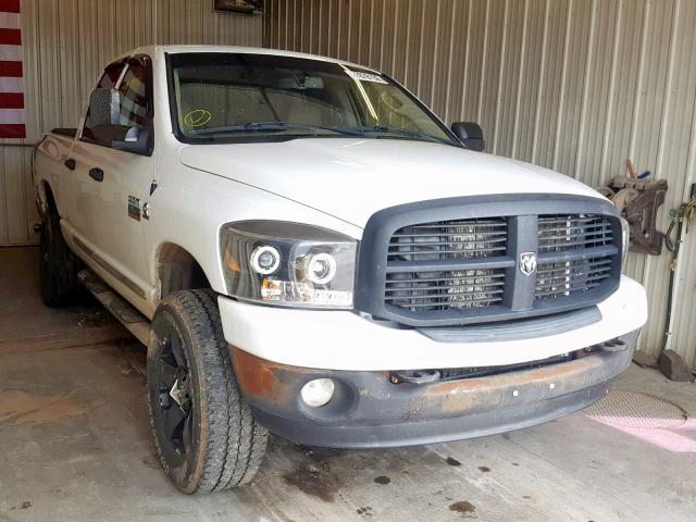 3D7KS28A48G166935 - 2008 DODGE RAM 2500 S WHITE photo 1