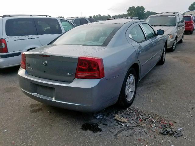 2B3KA43G67H680323 - 2007 DODGE CHARGER SE GRAY photo 4