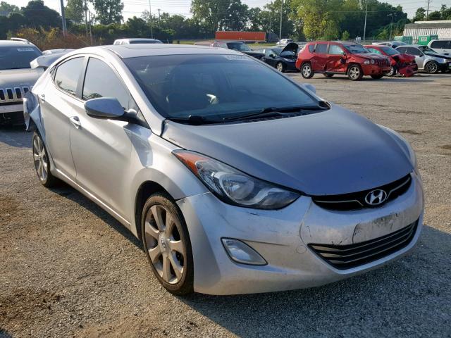 KMHDH4AE6DU504784 - 2013 HYUNDAI ELANTRA GL SILVER photo 1