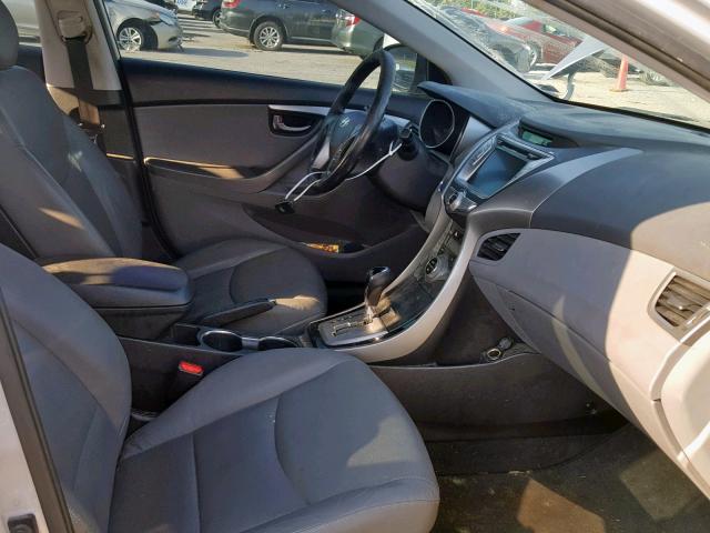 KMHDH4AE6DU504784 - 2013 HYUNDAI ELANTRA GL SILVER photo 5