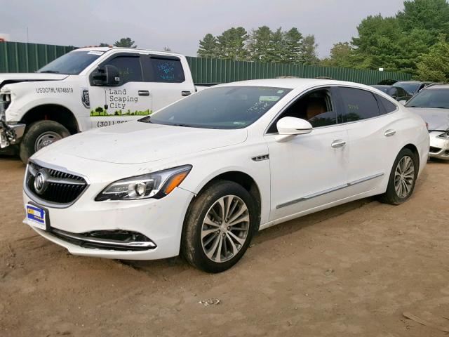 1G4ZP5SS4HU172157 - 2017 BUICK LACROSSE E WHITE photo 2