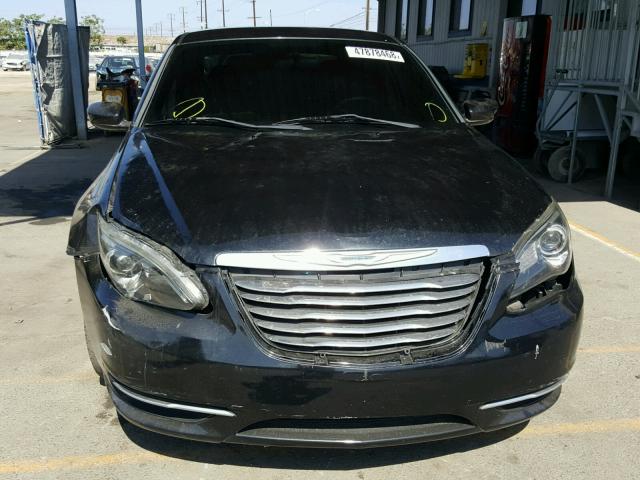 1C3BC4FB6BN522688 - 2011 CHRYSLER 200 LX BLACK photo 9